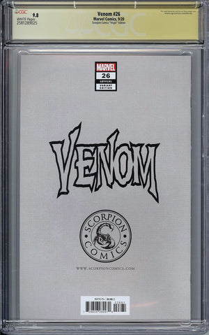 Venom #26 CGC SS 9.8 Clayton Crain Virgin Variant - First Appearance of Codex