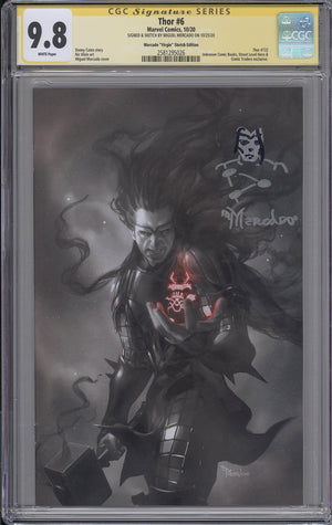 
            
                Load image into Gallery viewer, Thor #6 CGC SS 9.8 Miguel Mercado Variant Remarked Cover Set
            
        