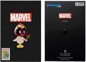 
            
                Load image into Gallery viewer, SDCC 2019 Toynk Exclusive Marvel Chibi Deadpool Chicken Suit Enamel Pin
            
        