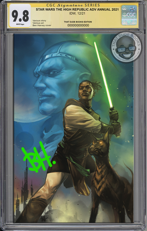Star Wars the High Republic Adventures Annual 2021 - Ben Harvey Variant Cover FULL COLOR SINGLE