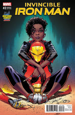 Invincible Iron Man #2 - Midtown Comics Exclusive J Scott Campbell Variant Set