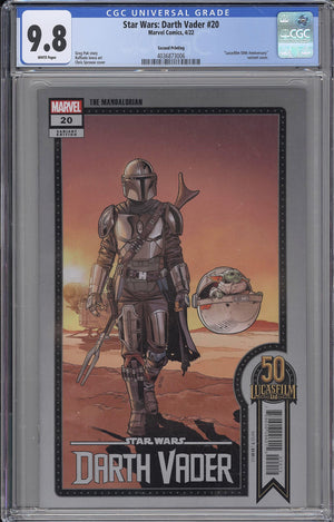 Star Wars Darth Vader #20 CGC 9.8 - Sprouse Second Print Variant