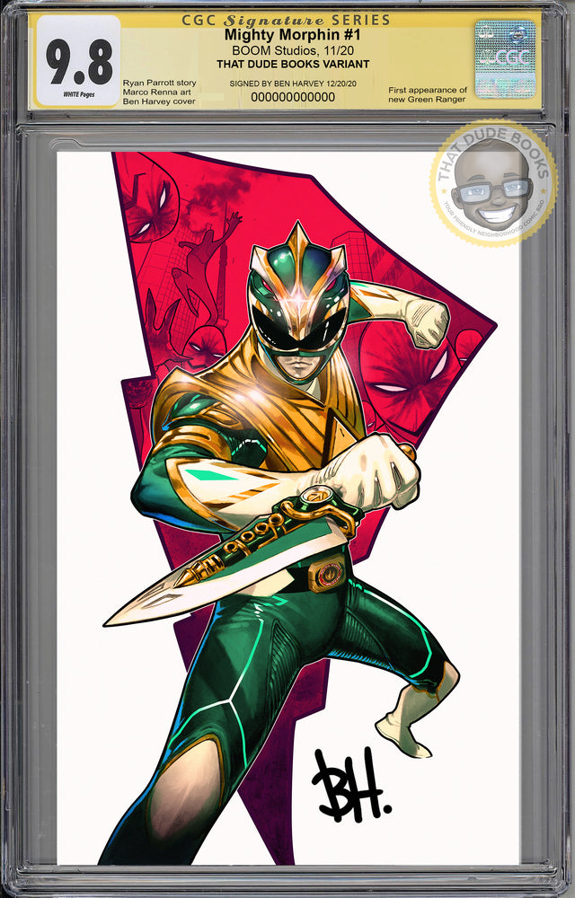 
            
                Load image into Gallery viewer, Mighty Morphin #1 Ben Harvey Virgin Variant Cover
            
        