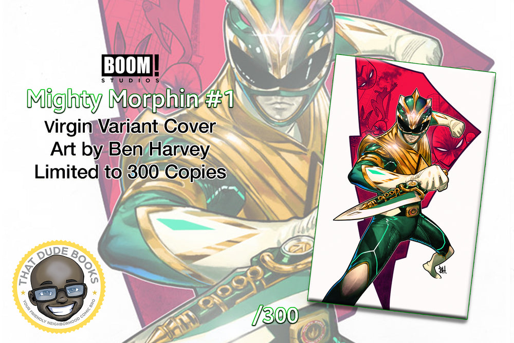 
            
                Load image into Gallery viewer, Mighty Morphin #1 Ben Harvey Virgin Variant Cover
            
        