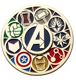 SDCC 2019 Toynk Exclusive Avengers Deluxe Spinning Enamel Pin