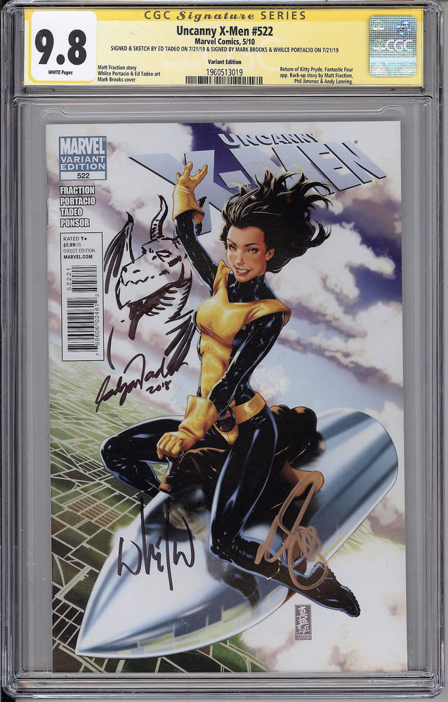 
            
                Load image into Gallery viewer, Uncanny X-Men #522 CGC SS 9.8 1:25 Variant - Remarked
            
        